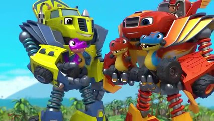 ¡Blaze y Zeg salvan bebés dinosaurios! | Blaze y los Monster Machines | cartoon for kids