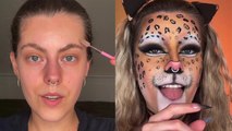 Makeup artist wraps up Halloween season with a ROARING jaguar look