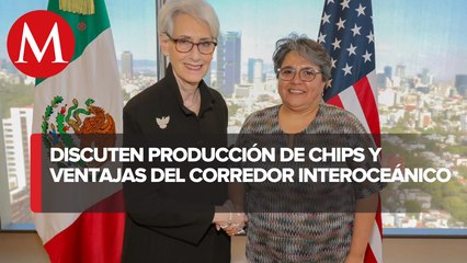 Raquel Buenrostro se reúne con Wendy Sherman, subsecretaria de Estado de EU