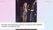 Kate Moss en robe totalement transparente, elle laisse échapper un sein en pleine rue