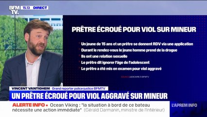 Un prêtre écroué à Paris pour "viol aggravé sur mineur" et "mise en danger de la vie d'autrui"