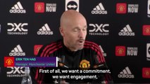 Ten Hag hosts supporters press conference