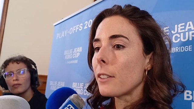 Billie Jean King Cup 2022 - Alizé Cornet : On va essayer de la suivre Caroline Garcia car elle a toujours été un maillot fort de l'équipe de France en Fed Cup !