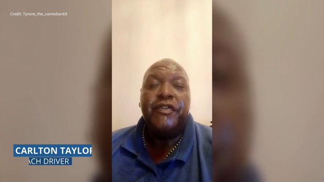 Carlton Taylor getting ready for the big night