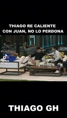 "Con mi vieja no": la bronca de Thiago con Juan el taxista