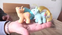 MY LITTLE PONY-UNBOXING PONY POST NEWBORN TWINS SANDCASTLE AND SHOVELS