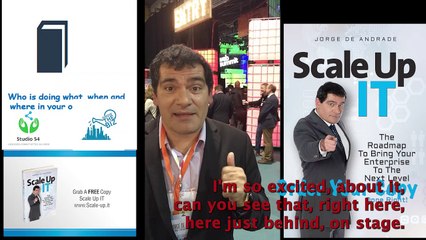 Scale Up IT.  promoting my book back a the Web Summit about business transformation and the pillars of growth