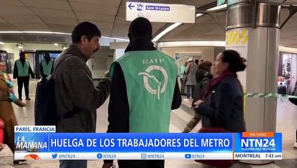 Transporte público de París y Londres se encuentra paralizado a causa de varias protestas