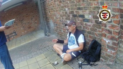 Murderer Steven Craig smokes cigarette as police arrest him for Reservoir Dogs inspired killing