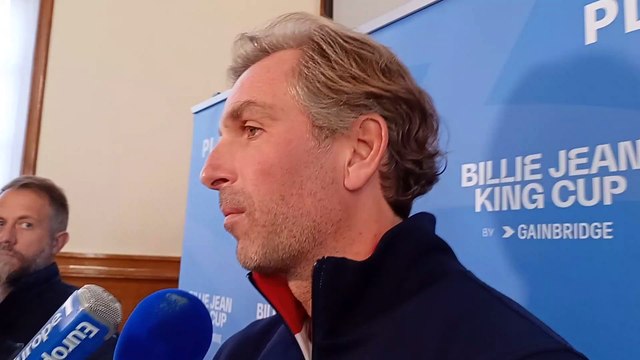 Billie Jean King Cup 2022 - Julien Benneteau : D'avoir Caroline Garcia dans notre équipe est un bonus et un plus énorme !