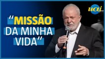 Lula chora ao citar missão de combater a fome no Brasil