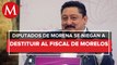Diputados de Morelos dicen no a destitución de fiscal Uriel Carmona tras caso Ariadna