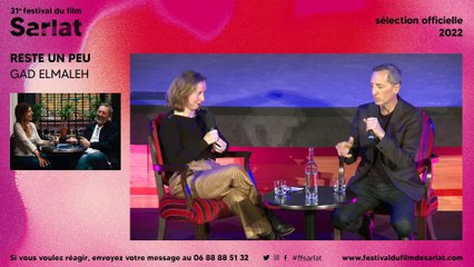 "Reste un peu", film de Gad Elmaleh, débat au Festival du Film de Sarlat