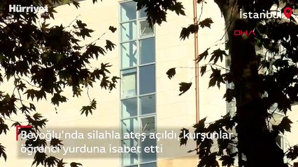 Silahla ateş açıldı, kurşunlar  öğrenci yurduna isabet etti