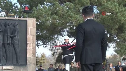 Erzurum'da 10 Kasım Atatürk'ü Anma töreni