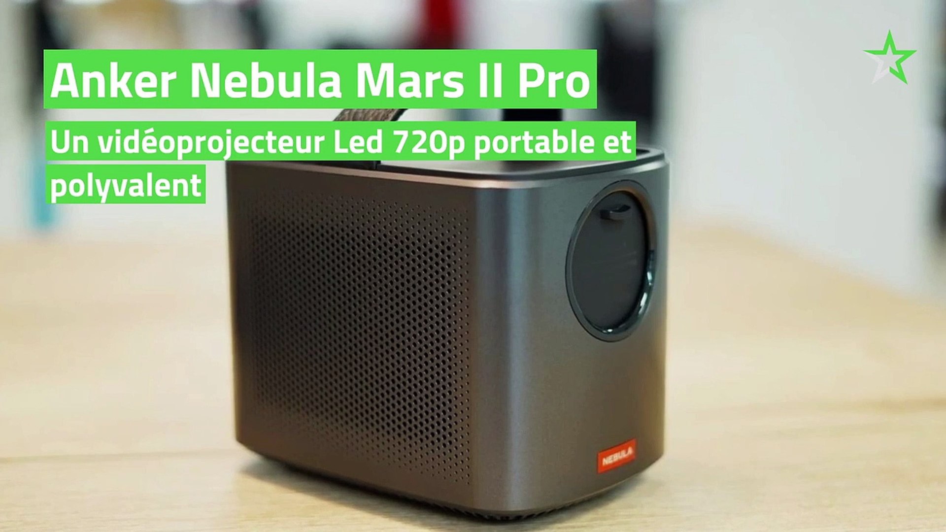 Le test du vidéoprojecteur Anker Nebula Mars II Pro a rejoint