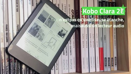 Test Kobo Clara 2E : ceci n'est pas qu'une liseuse étanche, mais aussi un lecteur audio