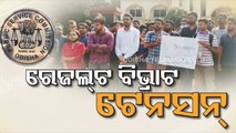 ASO aspirants allege discrepancies in exam valuation, stage protest at OPSC office