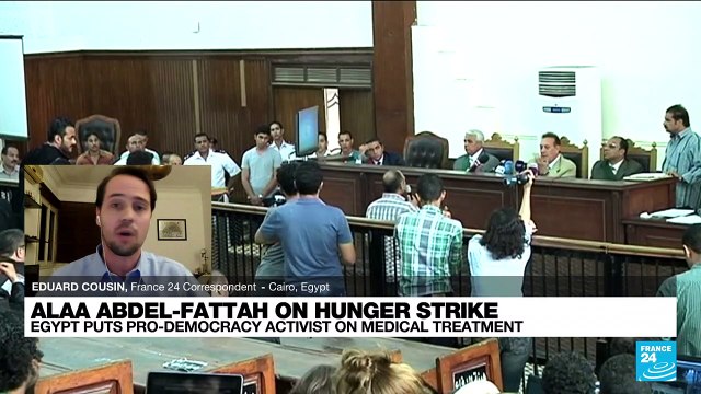 Alaa Abdel-Fattah on hunger strike: Egypt puts pro-democracy activist on medical treatment