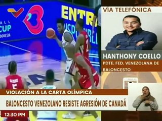 Pdte. de la FVB Hanthony Coello felicitó a la selección venezolana Sordolímpico por su victoria