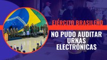 El ejército brasileño denuncia que la autoridad electoral no le permitió auditar las urnas electrónicas
