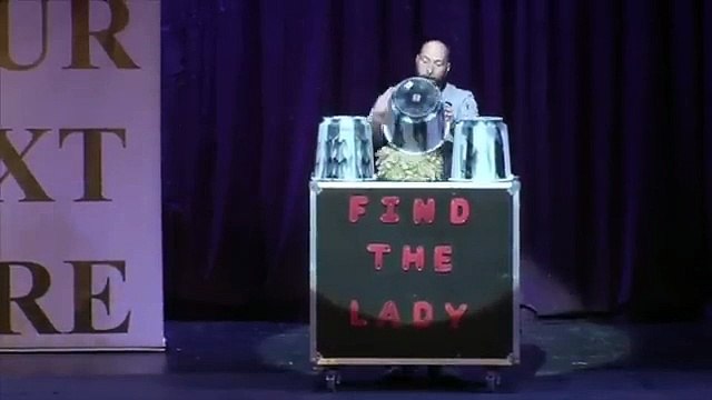 Petite séance de bonneteau avec le magie Allen