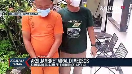 Viral Di Medsos, Jambret HP Ditangkap
