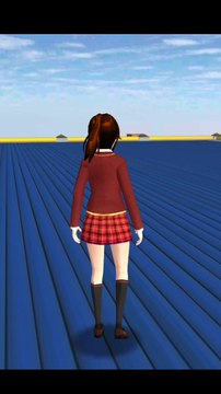 Sakura school simulator building jump #shorts