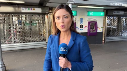 Greve dos transportes causa engarrafamentos em Paris