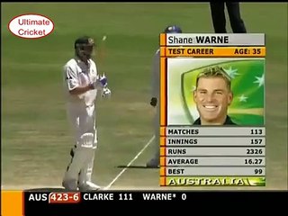 2004-05 India v Australia 1st Test at Bengaluru Oct 6th to 10th 2004