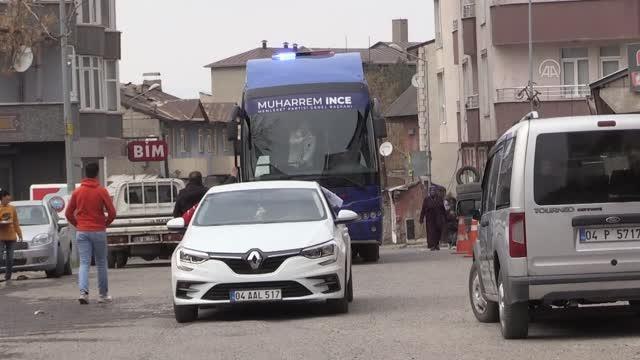 Memleket Partisi Genel Başkanı İnce, Ağrı'da esnafı ziyaret etti