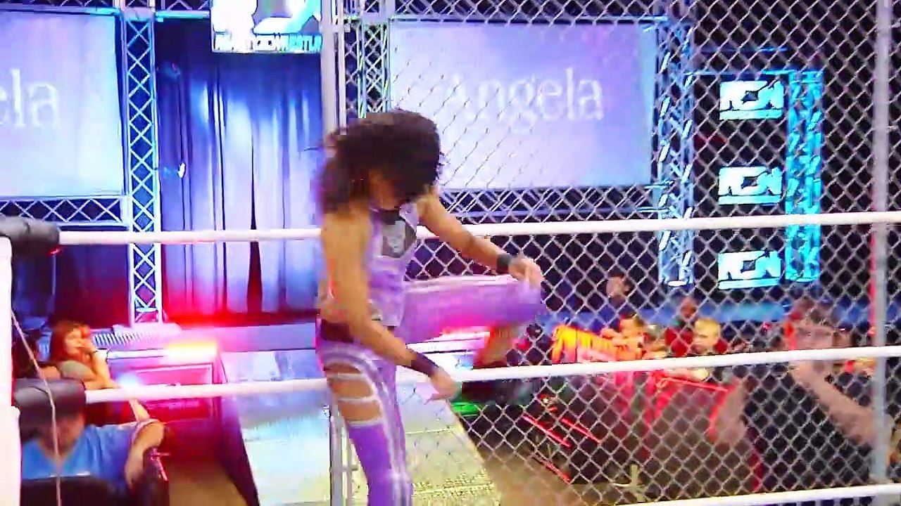 Hyan vs AQA  (Steel Cage Match )