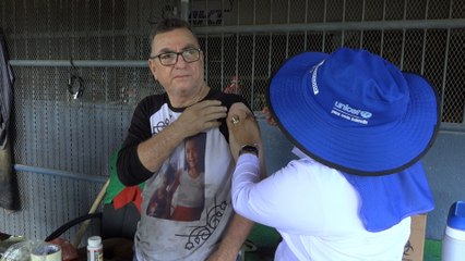 Pobladores de Mateare se vacunan contra el Covid-19