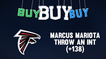 Take Marcus Mariota To Throw An Interception (+138) Thursday Vs. Panthers