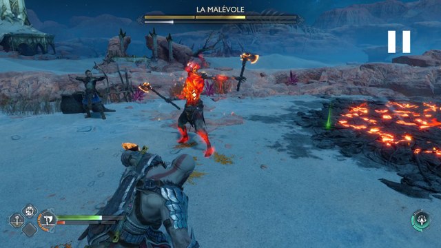 Boss God of War Ragnarok: Pozo de Draugar 3 en Alfheim - Scorched Lands