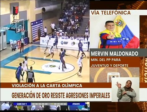 Min. para la Juventud y Deporte Mervin Maldonado: El bloqueo de EE.UU. afecta al deporte venezolano