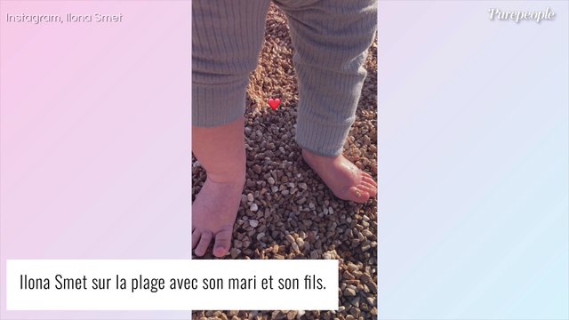 Ilona Smet, maman aux anges : photos à la plage avec son mari et leur bébé... doux moment !
