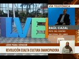 Pdte. del Centro Nacional del Libro Raúl Cazal invita a los ciudadanos participar en la FILVEN 2022