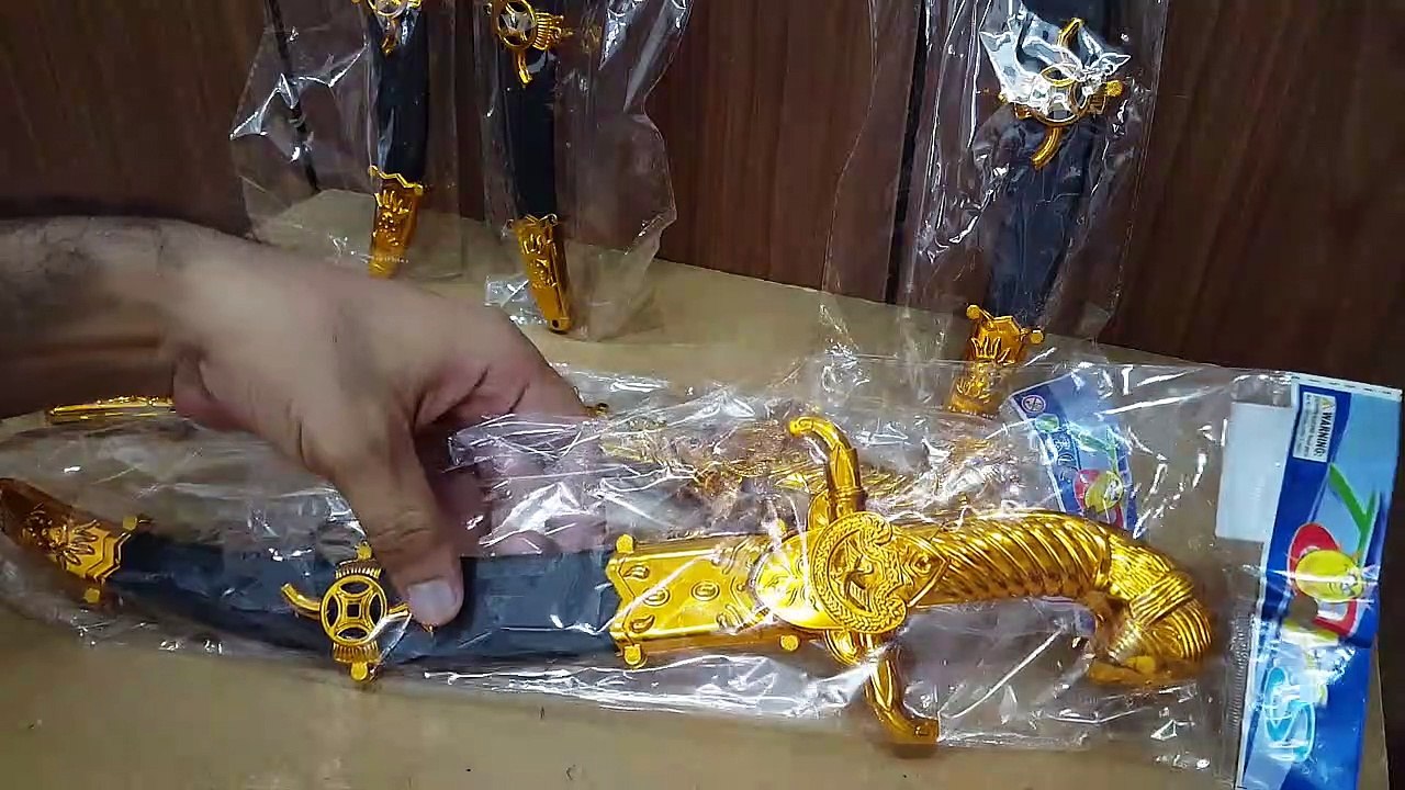Unboxing and review of Sword toys for kids - Talwar for kids for playing