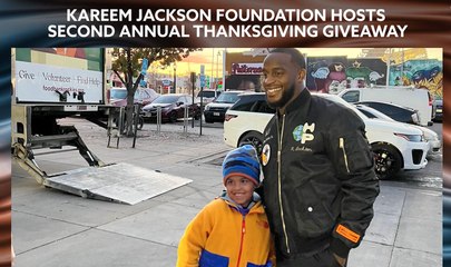 Kareem Jackson Foundation Hosts Second Annual Thanksgiving Giveaway