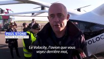 Le taxi volant en piste pour un envol aux JO de 2024