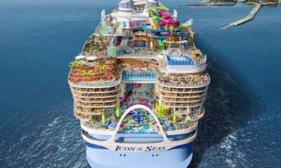 أكبر سفينة سياحية بالعالم "كروز"  تستعد للإبحار في 2024