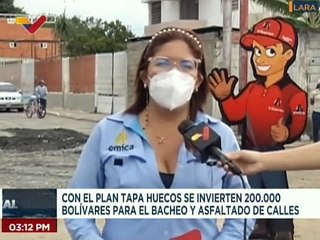 Lara | Plan Tapa Huecos coloca 180 toneladas de asfalto en al Av. Robert Pérez del mcpio. Iribarren