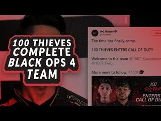 Nadeshot Recruits World Champion to Complete 100 Thieves Roster