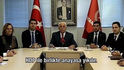 Doğu Perinçek: "HDP İLE ANAYASA YAPILMAZ, ANAYASA YIKILIR"