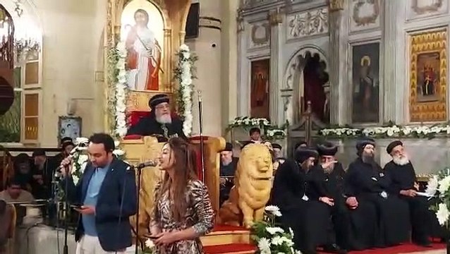 البابا يكرم الطلاب المتفوقين وذوى الهمم بالكنيسة المرقسية بالإسكندرية