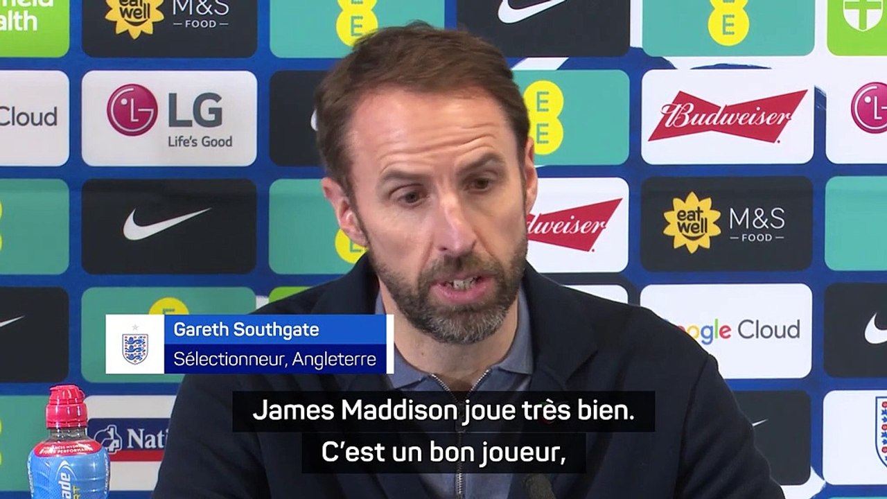 Angleterre - Southgate : "Maddison peut nous apporter quelque chose de différent"