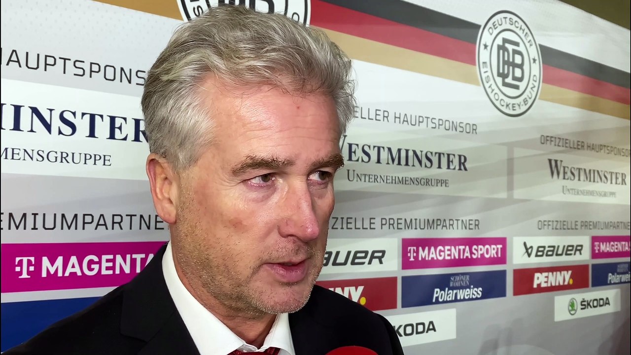 Deutschland Cup: Teamchef Roger Bader zum Sieg über die Slowakei