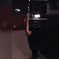 roman reigns entrance in the car....