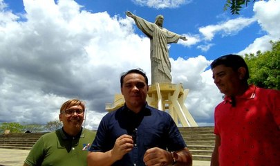 Padre Nilson Nunes se impressiona com o Cristo Rei de Itaporanga e destaca potencial turístico